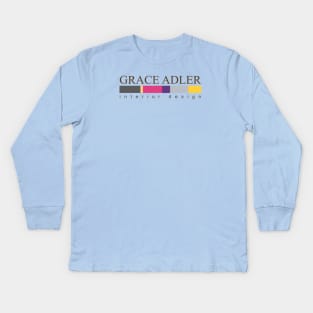 Grace Adler Interior Design Kids Long Sleeve T-Shirt